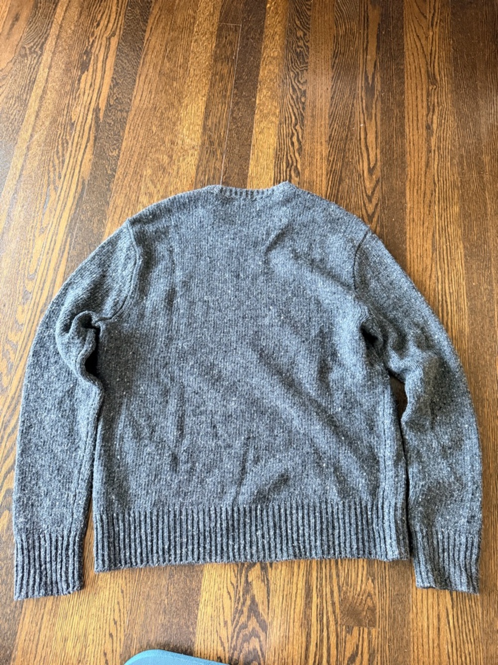 Madewell Men's Dark Gray Crewneck wool Sweater medium - Picture 2 of 4